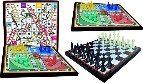 Buy SARTHAM 4 in 1 Board Games for Kids - Ludo, Snake and Ladder, Chess ...