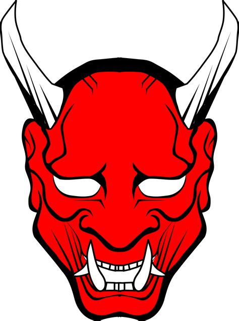 Oni Mask, Traditional Art, Folklore Symbol, Demon Face, Japanese ...