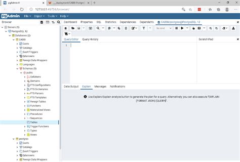Image result for SQL in pgAdmin