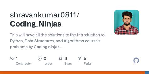 Image result for Coding Ninjas Introduction to Python GitHub