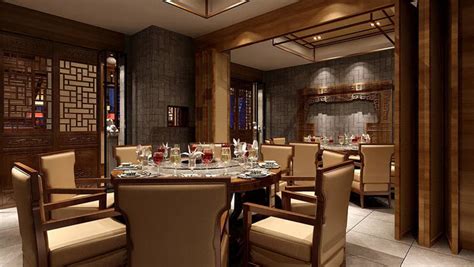 新中式酒店餐厅包厢,包间su草图模型下载-【集简空间】「每日更新」