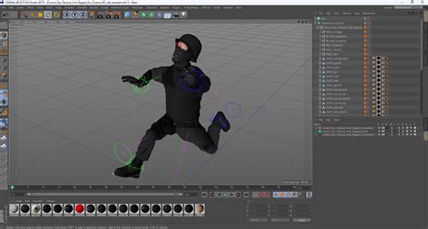 3D model Covert Ops Tactical Unit Rigged for Cinema 4D | 3D Molier ...