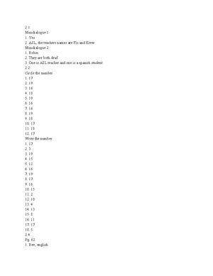 Image result for Sign Naturally Homework Unit 2.9 Mini-Dialogues