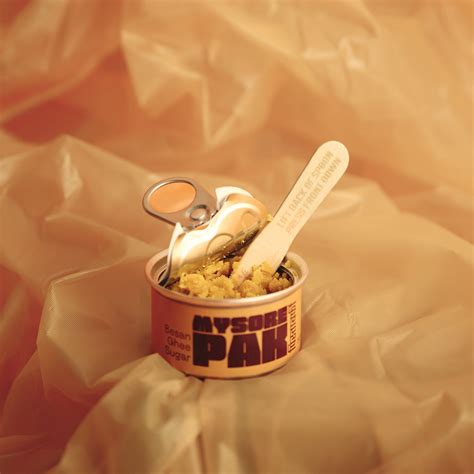 Mysore Pak in an easy open can – Pistabarfi