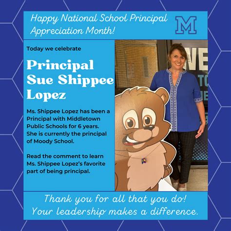 National Principal Appreciation Month - October 2023 | Middletown ...