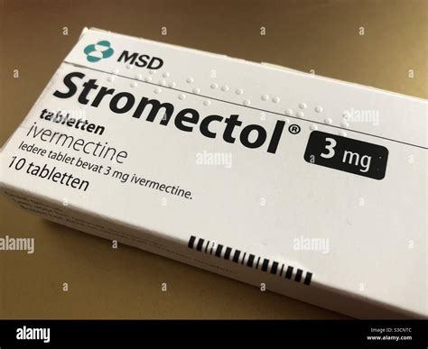 Das neue COVID-Medikament Ivermectin, Markenname stromectol, wird in immer mehr Ländern auf der ...