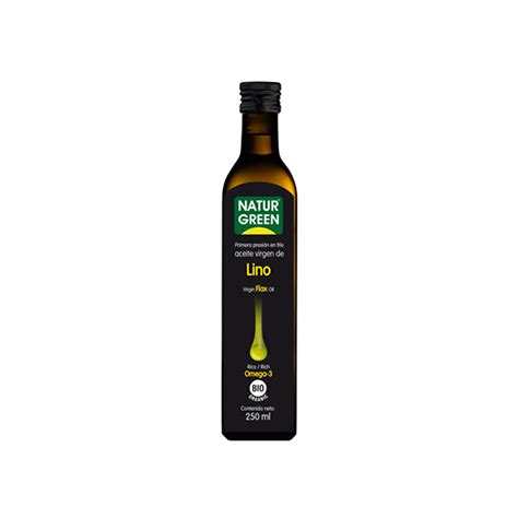 ACEITE DE LINO DORADO NATURGREEN 250ml. - Delishop