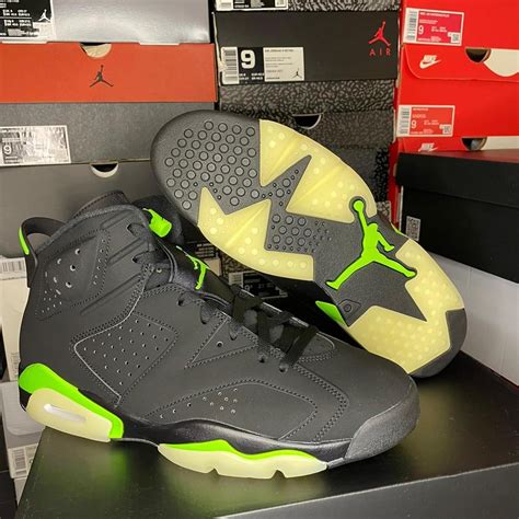 Jordan 6 Electric Green, UK Size 10 Completely DS... - Depop