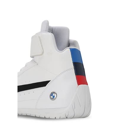 Buy Puma Bmw Mms Neo Cat Mid Unisex White Sneakers Online