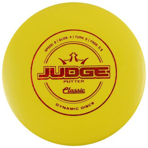 Dynamic Discs Classic Judge Putter Golf Disc [Colors may vary] - 173 ...