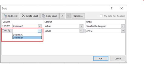 Image result for Sort On Two Columns Excel