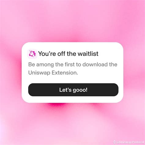 We heard more people needed access to the Uniswap Extension | Uniswap ...