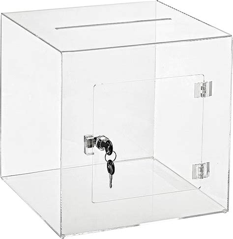 Laser Cut Studio Transparent Acrylic Donation BOX Daan Patra Visiting ...