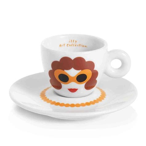 illy Art Collection 2019 Olimpia Zagnoli Espresso 2-Piece Cup Set, 60 ...