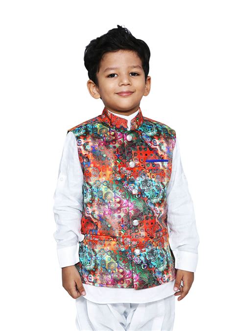 Buy Digital Nehru Jacket: Kids Ethnic Nehru Jackets