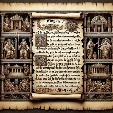 What does 2 Kings 17:37 mean? | Bible Art