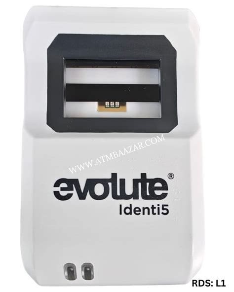Evolute Identi5 L1 Bluetooth Fingerprint Scanner - Wireless Biometric ...