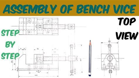 Image result for Machine Vice Assembly Drawing