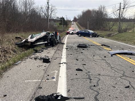 Three-car crash on Rock Creek Road in Thompson