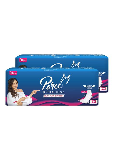 Get Paree Ultra Thinz 30 XXL Soft Feel Sanitary Pads with Frangrance ...