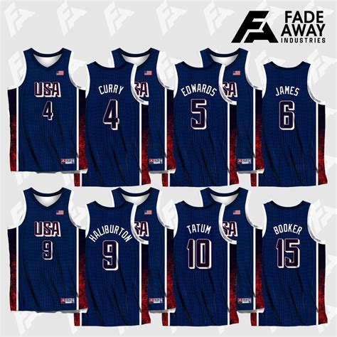 Team USA Basketball JERSEY 2024 NAVY | Shopee Thailand