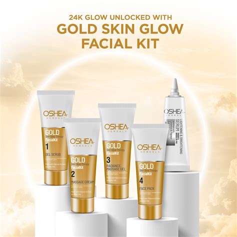 Gold Facial Kit – Herbal Glow & Radiance | Oshea Herbals