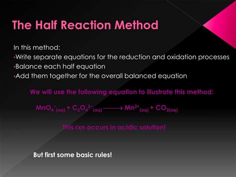 Image result for Balancing Redox Equations