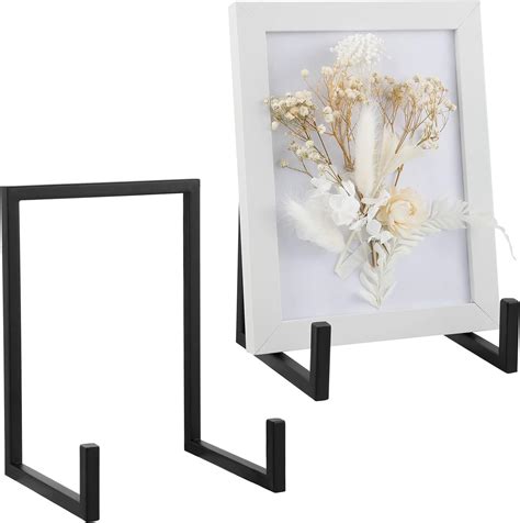 Amazon.com: 2 Pcs 8 Inch Metal Display Plate Stand Matte Photo Frame ...