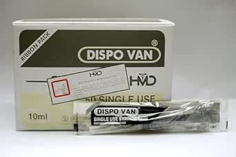 Dispovan Syringes with Needle For single use only 10ml (100 Pcs ...