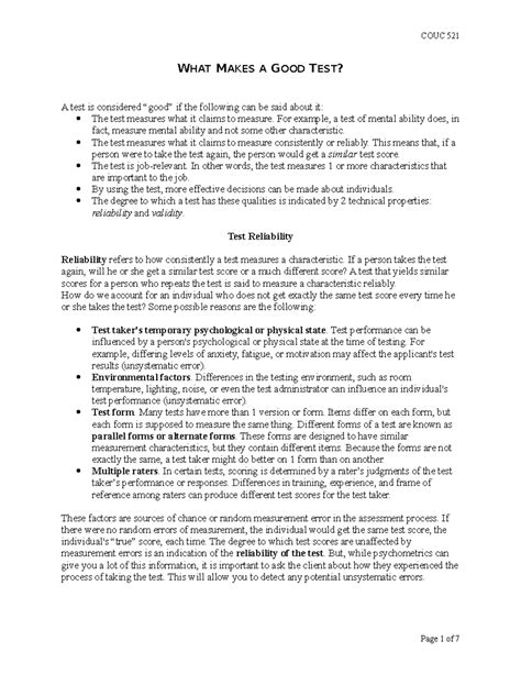 Image result for Reliability of a Good Test