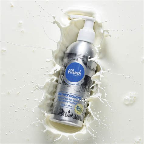 Buy Goatmilk Hair Shampoo for Dry and Frizzy Hair Online | Vilvah