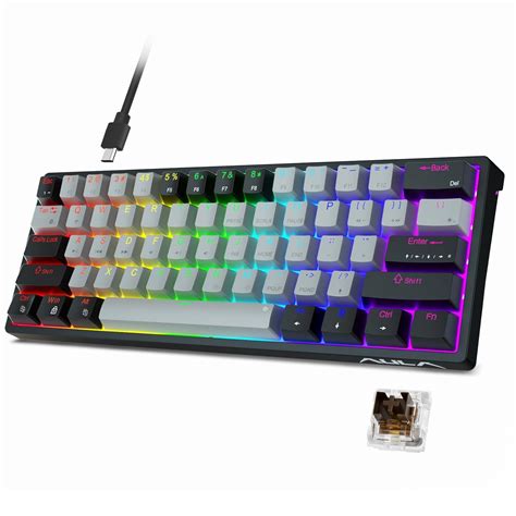 Amazon.in: Buy AULA 60 Percent Wired Mechanical Gaming Keyboard, 29 RGB ...
