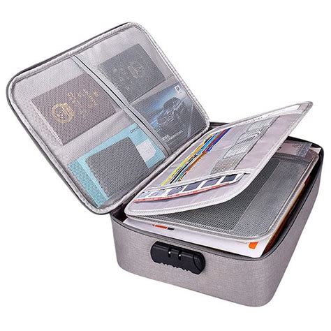 SAMEZONE Document Organizer Bag Multilayer Travel File Organiser ...