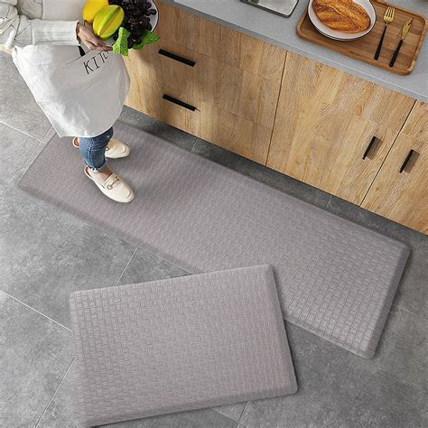 Buy Asvin Premium Kitchen Mat Set, Anti Fatigue PVC Kitchen Floor Mat ...