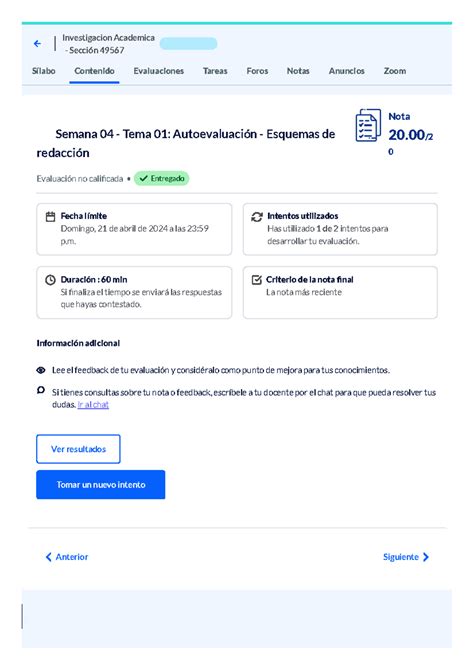 UTP+class Cursos - notas - 📝 Semana 04 - Tema 01: Autoevaluación ...