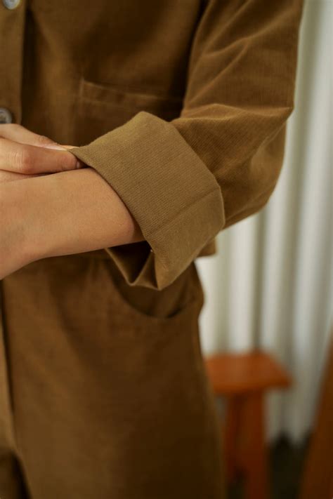 Brown Corduroy Co-ord Set – Sanskruti Homes