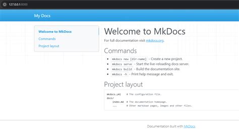 Mkdocs Python 的图像结果
