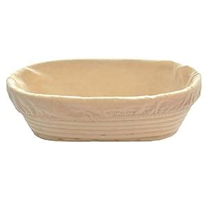 10" Banneton Brotform Bread Dough Proofing Rising Rattan Basket and ...
