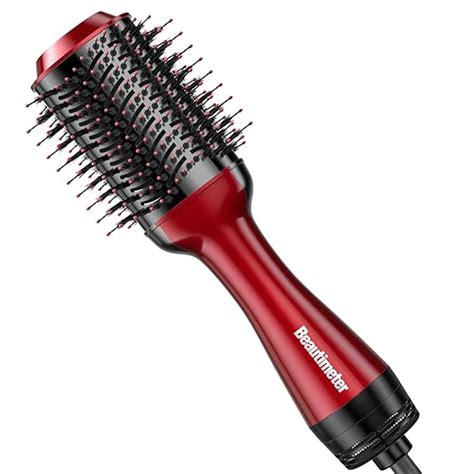 Beautimeter Hot Air Brush, 2-in-1 Volumizing Hair Dryer Brush, Negative ...