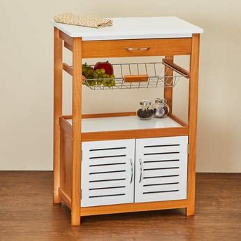 Buy Wooden Kitchen Trolleys Online At Best Prices - Home Centre
