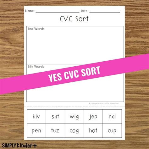 Image result for CVC Word Sort