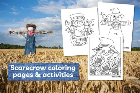 Scarecrow Coloring Page Crayola