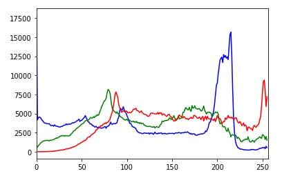 Computer Vision Histogram OpenCV Python 的图像结果