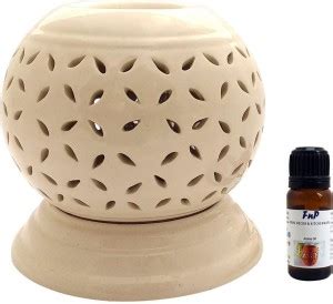 Happysome Jasmine, Orange Fragrance Diffuser Ceramic Electric Globe ...