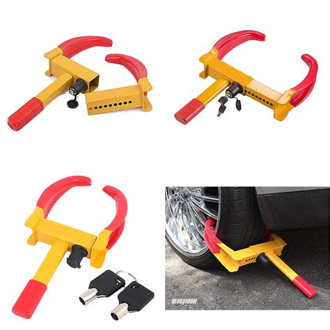 CARMATE Heavy Duty Anti Theft Protective Car Wheel Lock Security Tire ...