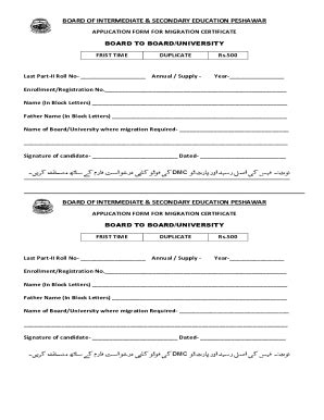 Up Board Migration Certificate Pdf Download - Fill and Sign Printable ...