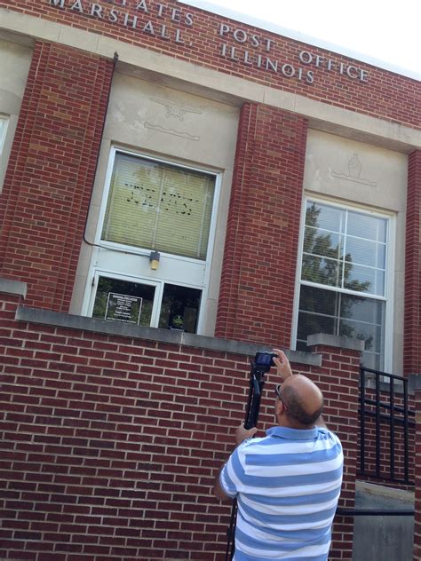 Photographing Marshall Illinois Post Office – David W. Gates Jr.