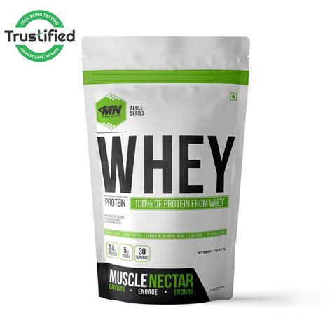 Musclenectar 100% Whey Protein Blend with Digestive Enzymes