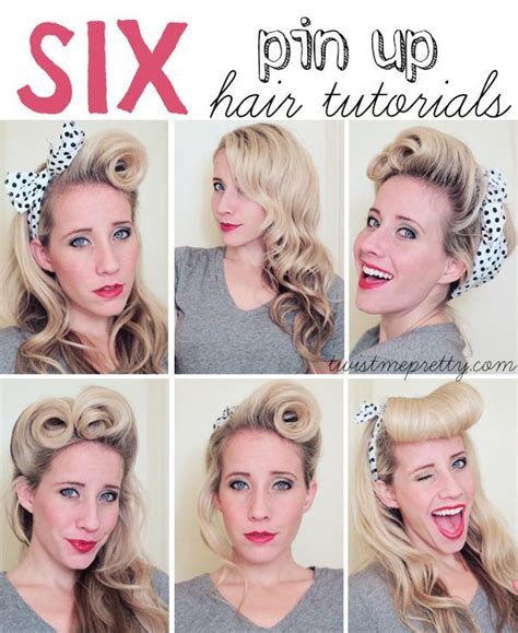 Image result for Pin Up Hairdo Tutorial Step by Step