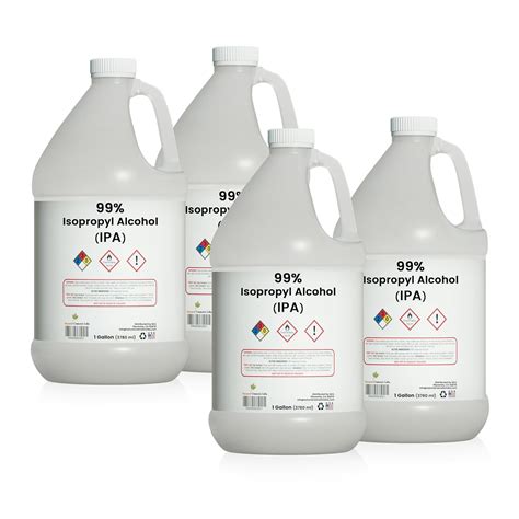 Isopropyl Alcohol 99% (IPA) Medical Grade Rubbing Alcohol by Natural ...